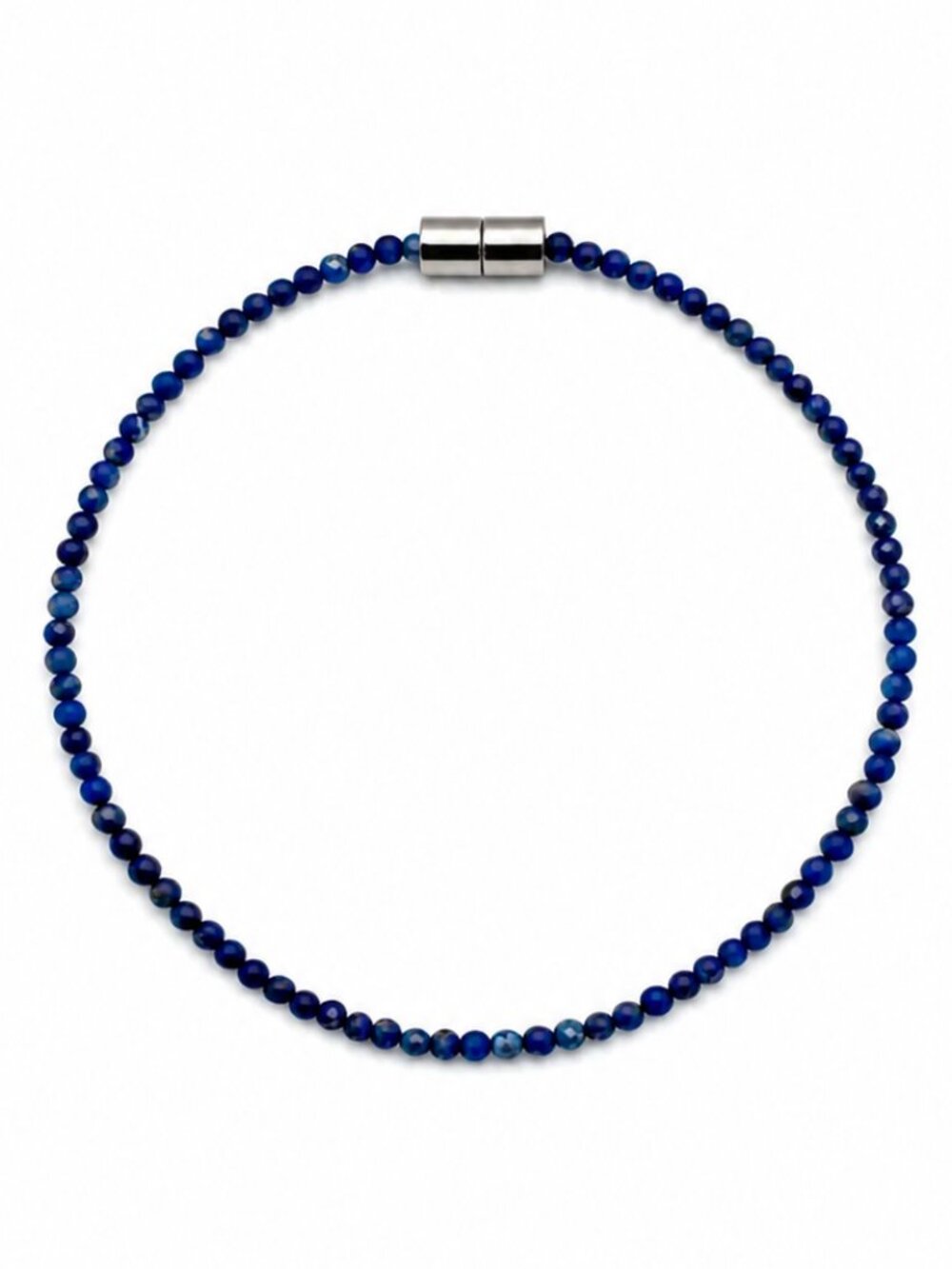 Lapis Gemstone Magnetic Bracelet 7”